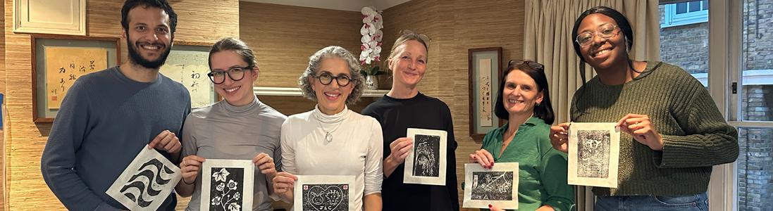 Woodblock Printing Workshop (November) - Photos
