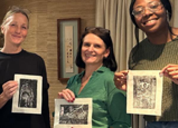 Woodblock Printing Workshop (November) - Photos
