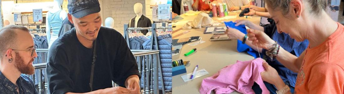 Sashiko workshop with Studio Masachuka - Photos