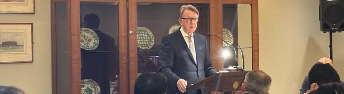 JCCI Joint Lunch with Lord Mandelson