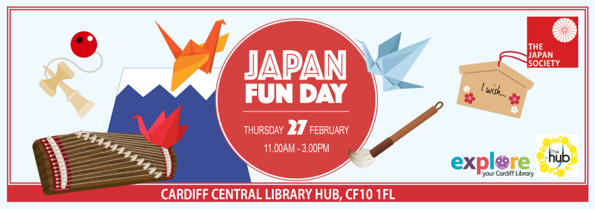 Japan Fun Day at Cardiff Central Library - Free Half-Term Cultural Event