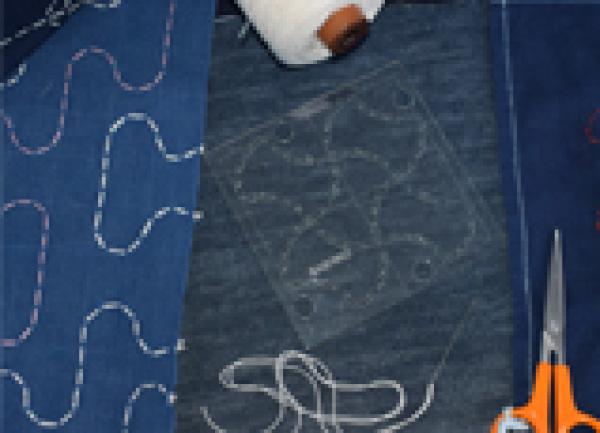 ONLINE EVENT – Moyozashi Sashiko (stab stitch) Workshop