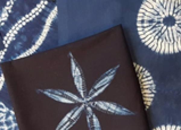Online Beginners’ Shibori (Stitch and bind) Workshop 