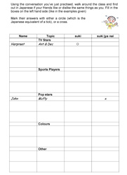 Worksheet A