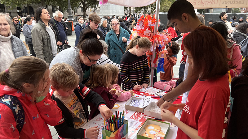 The Japan Society stall