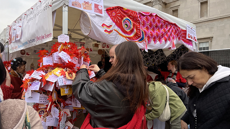 The Japan Society stall