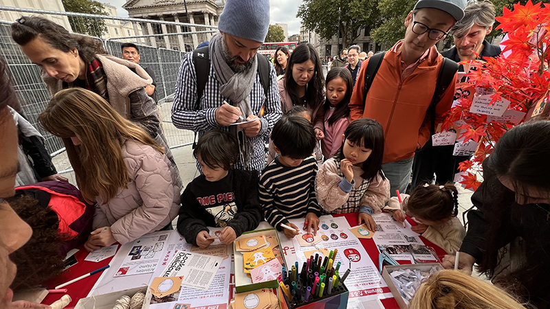 The Japan Society stall