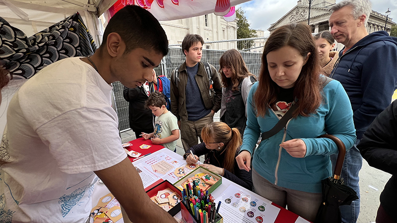 The Japan Society stall