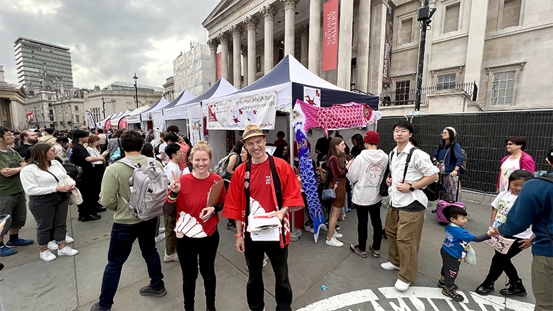 The Japan Society stall