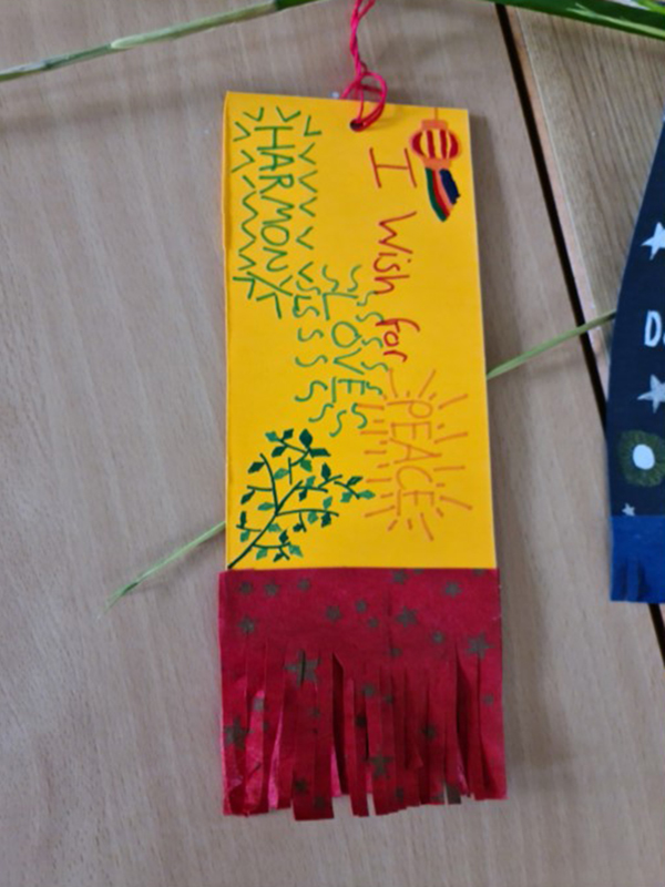 I wish for peace love harmony - HHTS Wandsworth