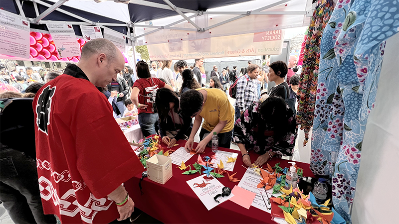 The Japan Society stall