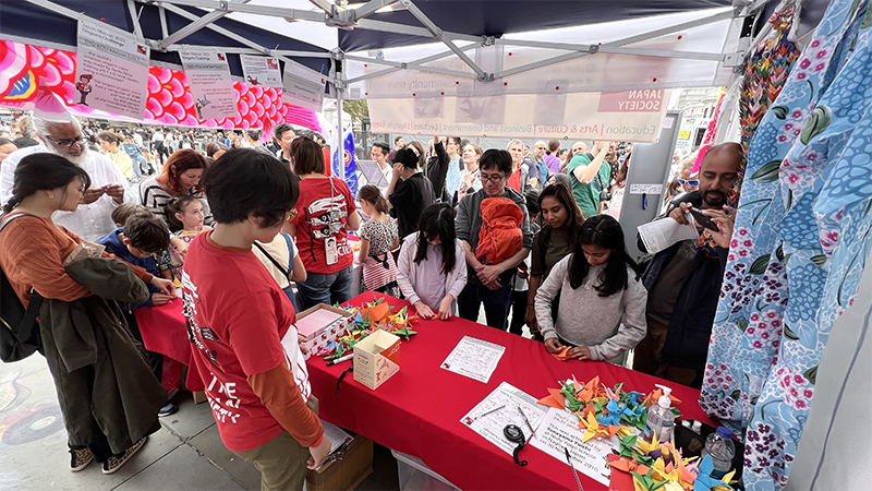 The Japan Society stall
