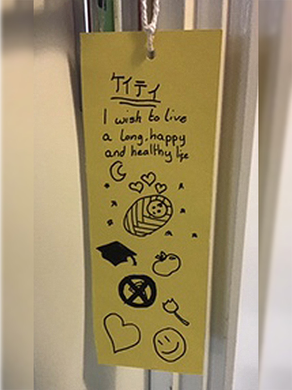 I wish to live a long, happy, and healthy life - Katie