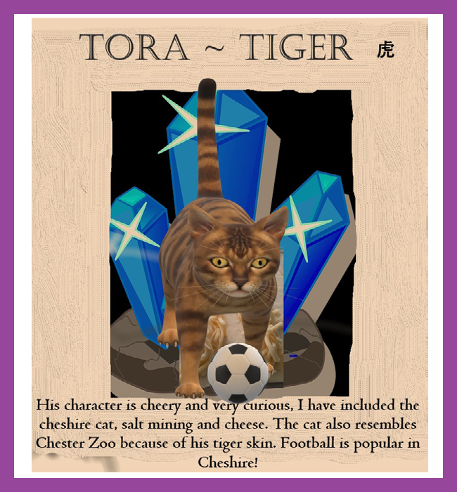 Tora, Cheshire