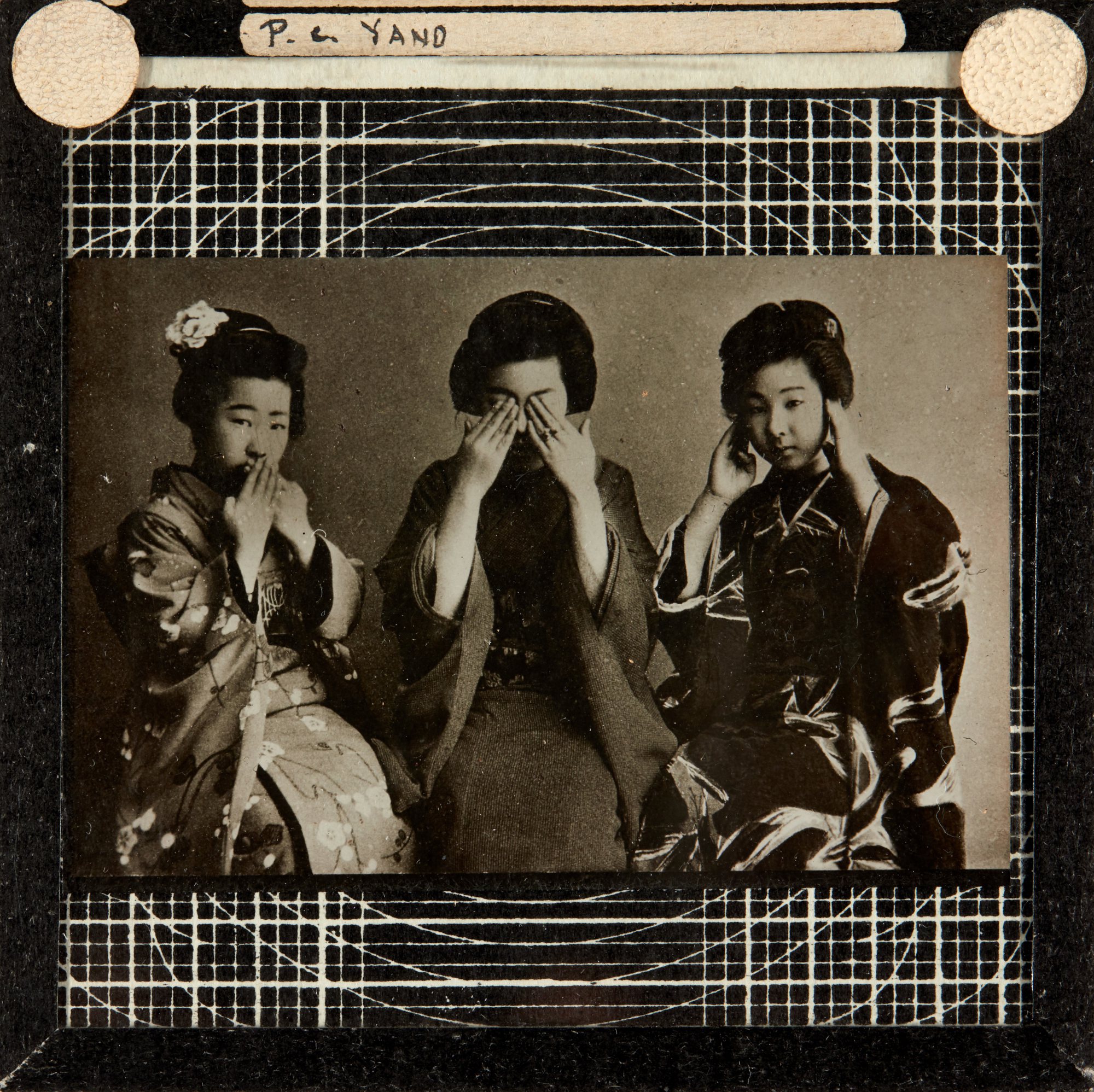 A group of lantern slides