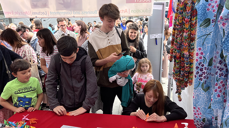 The Japan Society stall